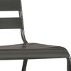 vidaXL 9 Piece Outdoor Dining Set Steel Dark Grey