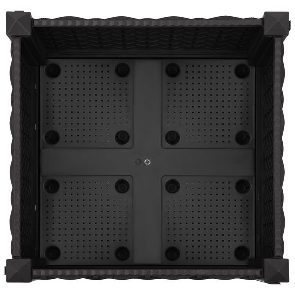 vidaXL Raised Bed 40x40x23 cm Polypropylene
