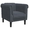 vidaXL 3 Piece Sofa Set Dark Grey Velvet
