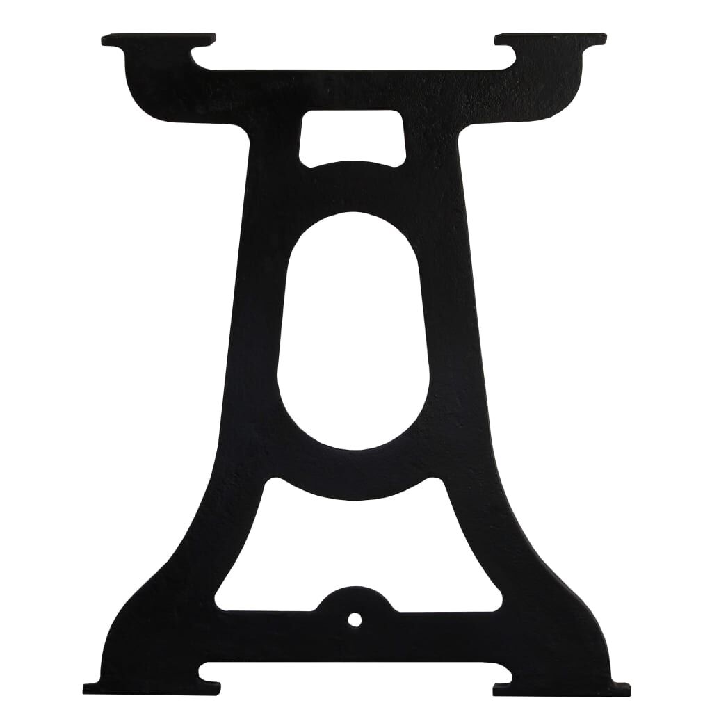 vidaXL Dining Table Legs 2 pcs Y-Frame Cast Iron