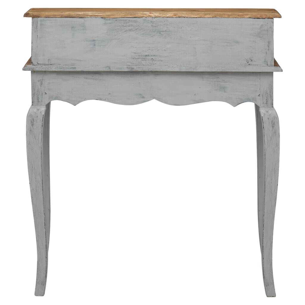 vidaXL Writing Desk Solid Mahogany Wood 80x40x92 cm