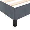 vidaXL Bed Frame without Mattress Dark Grey 100x190 cm Velvet