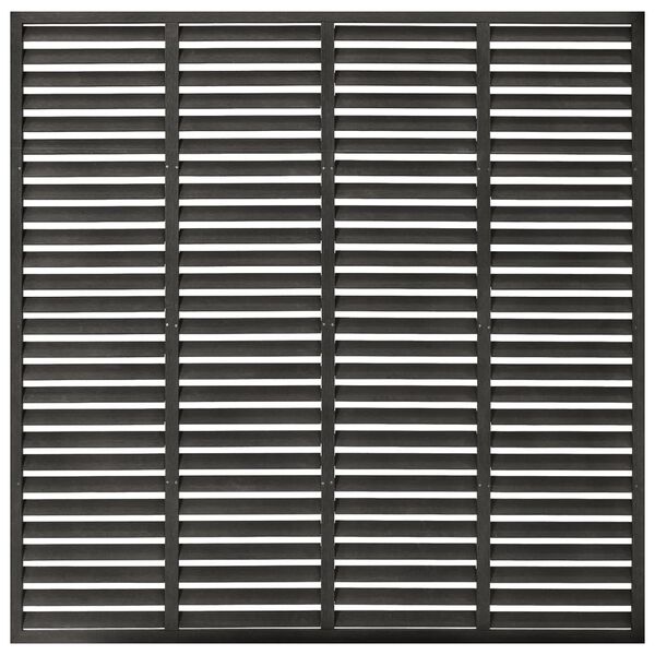 vidaXL Louver Fence WPC 180x180 cm Dark Grey