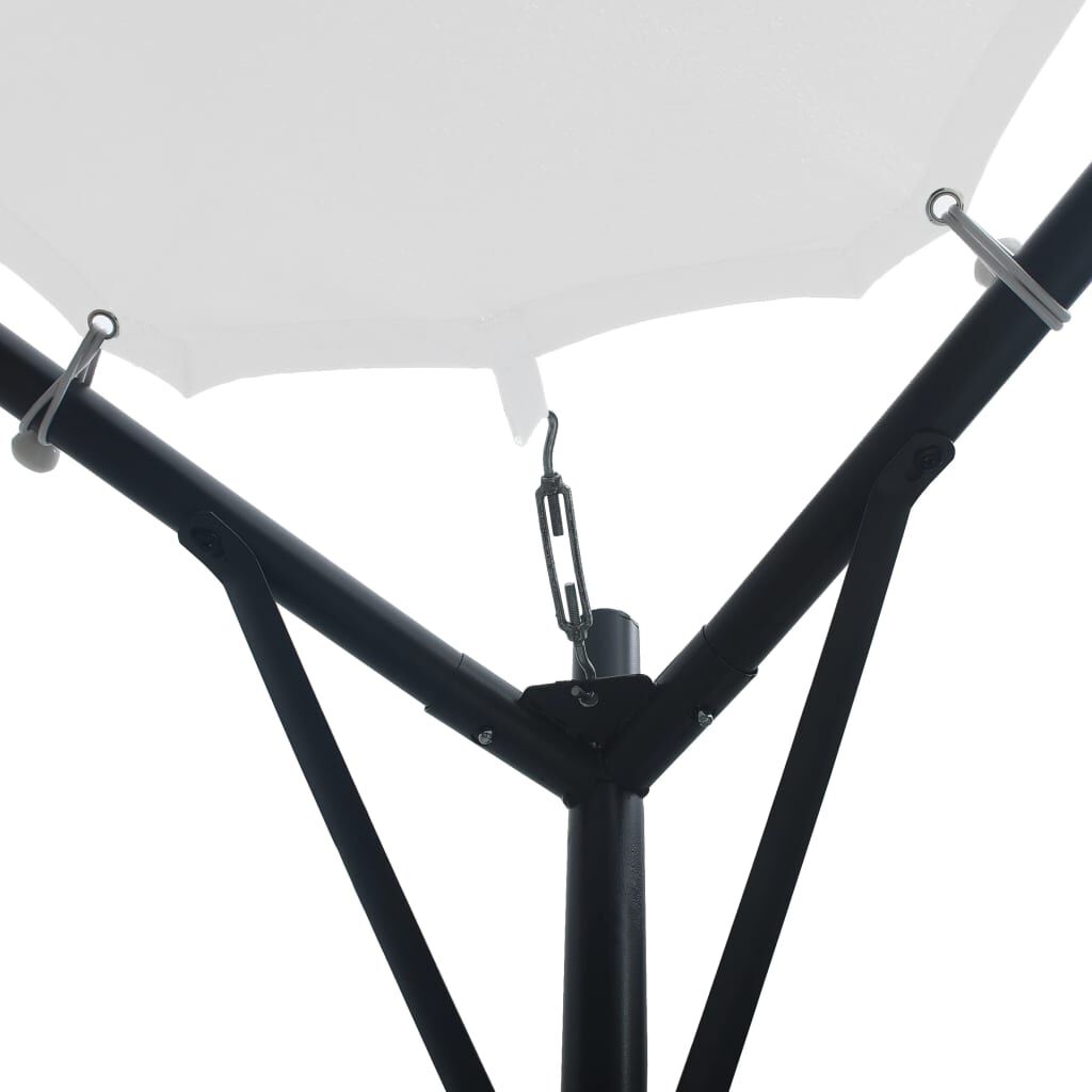 vidaXL Gazebo 3x3x2.6 m White 180 g/m²