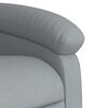 vidaXL Recliner Chair Light Grey Fabric