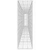 vidaXL Gabion Wall with Covers Galvanised Steel 600x30x100 cm