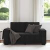 vidaXL 2-Seater Sofa Black 120 cm Velvet
