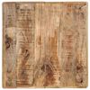 vidaXL Bistro Table 60x60x77 cm Rough Mango Wood
