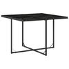 vidaXL 11 Piece Garden Dining Set with Cushions Grey Poly Rattan
