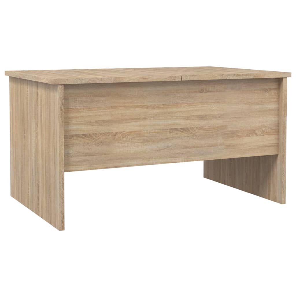 vidaXL Coffee Table Sonoma Oak 80x50x42.5 cm Engineered Wood