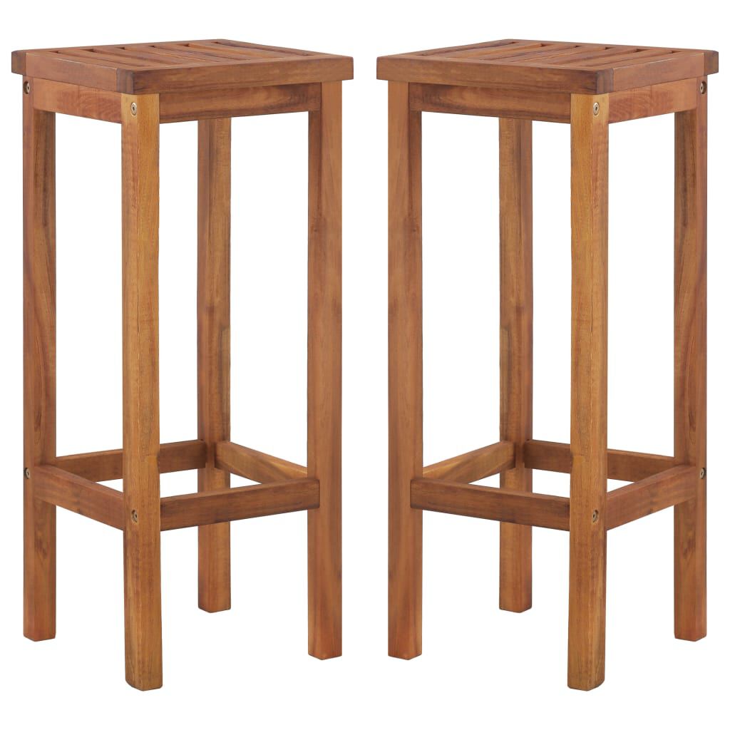 vidaXL 7 Piece Garden Bar Set Solid Wood Acacia