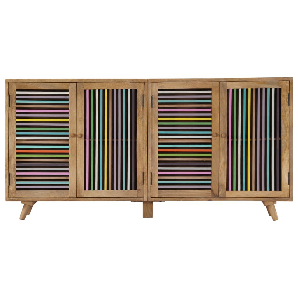 vidaXL Sideboard 150x30x75 cm Solid Mango Wood