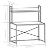 vidaXL Computer Desk Black 120x60x138 cm