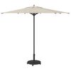 vidaXL Outdoor Umbrella Base Black 48 x 48 x 32 cm Steel, Concrete