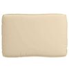 vidaXL Pallet Cushion Set 3 pcs Beige Oxford Fabric