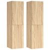 vidaXL TV Cabinets 2 pcs Sonoma Oak 30.5x30x110 cm Engineered Wood