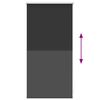 Roller Blind Blackout 40 x 100 cm Black