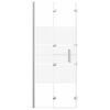 vidaXL Folding Shower Enclosure ESG 120x140 cm White