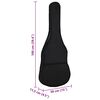 vidaXL Guitar Bag for 4/4 (39") Classical Guitar Black 100x37 cm Fabric