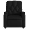vidaXL Massage Recliner Chair Black Faux Leather