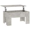 vidaXL Coffee Table Concrete Grey 79x49x41 cm Engineered Wood