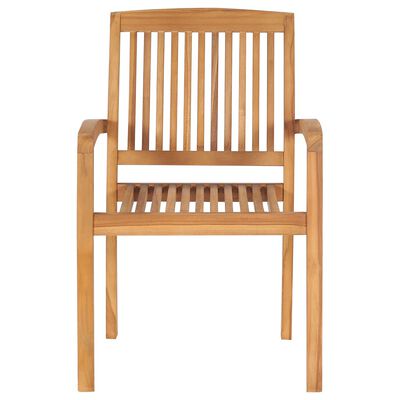 vidaXL Garden Chairs 2 pcs with Taupe Cushions Solid Teak Wood