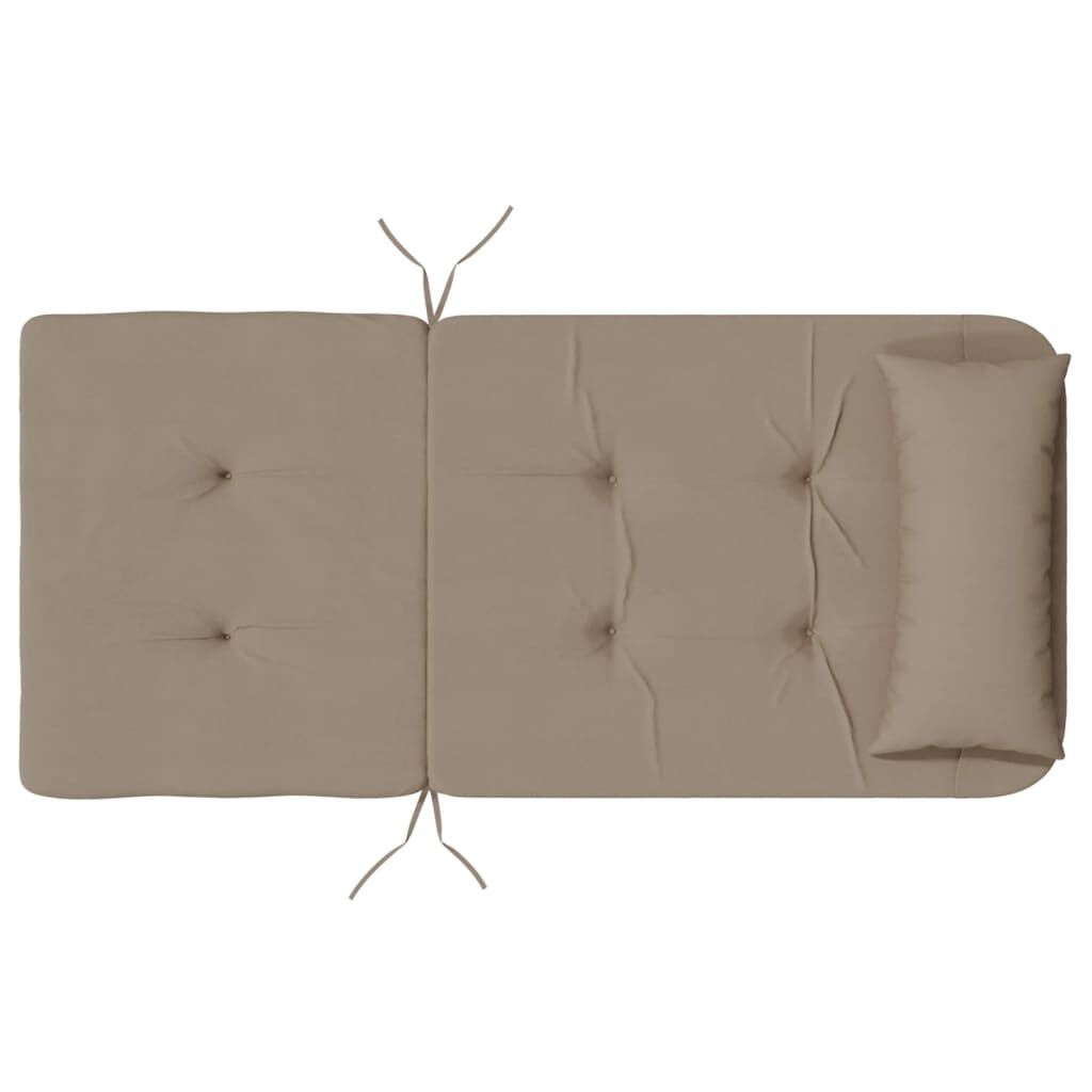 vidaXL Adirondack Chair Cushions 2 pcs Taupe Oxford Fabric