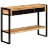 vidaXL Console Table 110x30x76 cm Solid Wood Mango