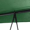 vidaXL Garden Swing Bench with Canopy Green Steel