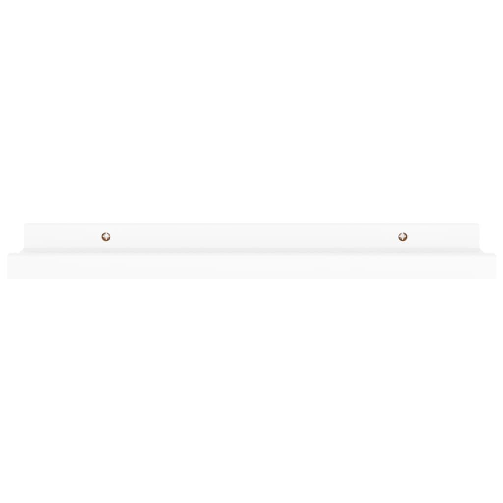 vidaXL Wall Shelves 4 pcs White 40x9x3 cm