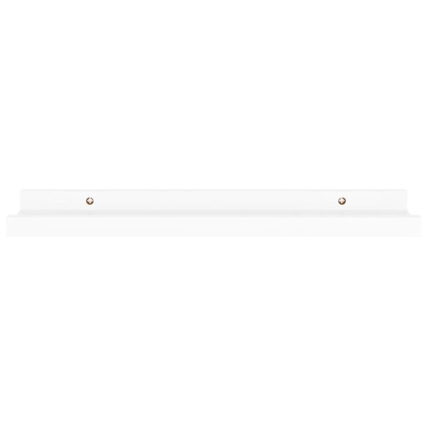 vidaXL Wall Shelves 4 pcs White 40x9x3 cm