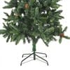 vidaXL Artificial Pre-lit Christmas Tree with Pine Cones Green 180 cm