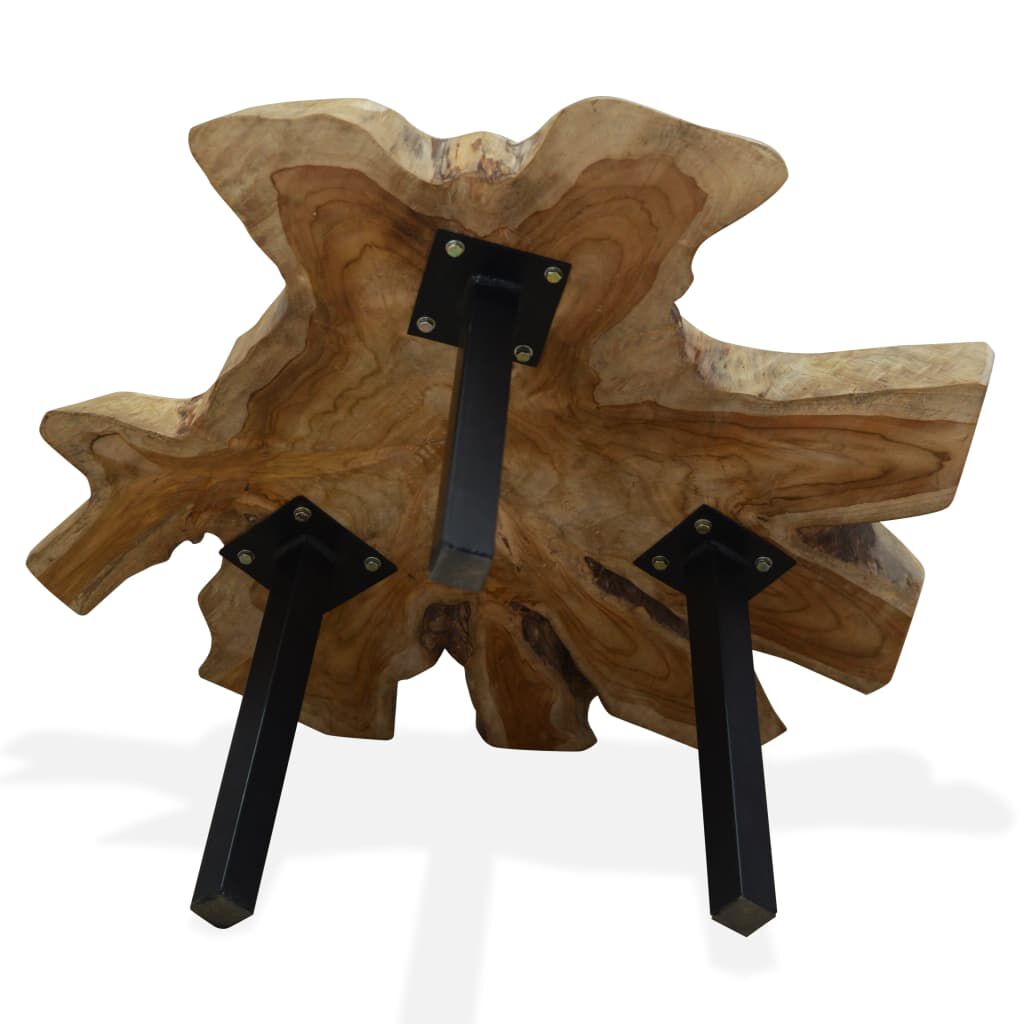 vidaXL Coffee Table Genuine Teak 80x70x38 cm
