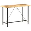 vidaXL Bar Table 150x70x107 cm Rough Mango Wood