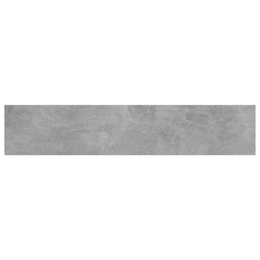 vidaXL Bookshelf Boards 8 pcs Concrete Grey 100x20x1.5 cm Engineered Wood