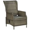 vidaXL 5 Piece Garden Dining Set Brown