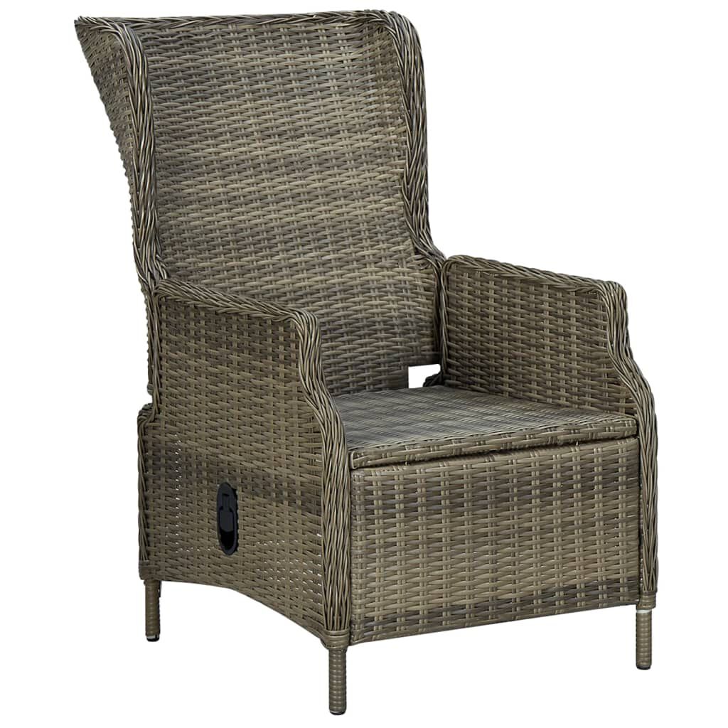 vidaXL 5 Piece Garden Dining Set Brown