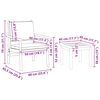 vidaXL Garden Sofa Set 6 pcs Brown 45 x 45 x 38cm Solid Acacia wood