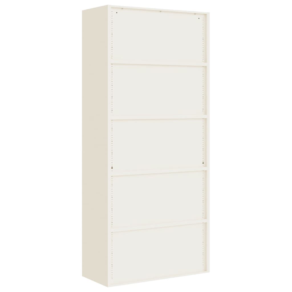 vidaXL File Cabinet White 90x40x200 cm Steel