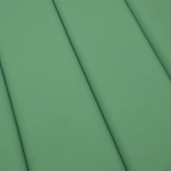 vidaXL Sun Lounger Cushion Green 200x50x3cm Oxford Fabric
