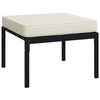 vidaXL 5 Piece Garden Lounge Set with Sand Cushions Steel
