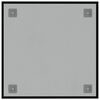 vidaXL Wall-mounted Magnetic Board Black 40x40 cm&nbsp;Tempered Glass