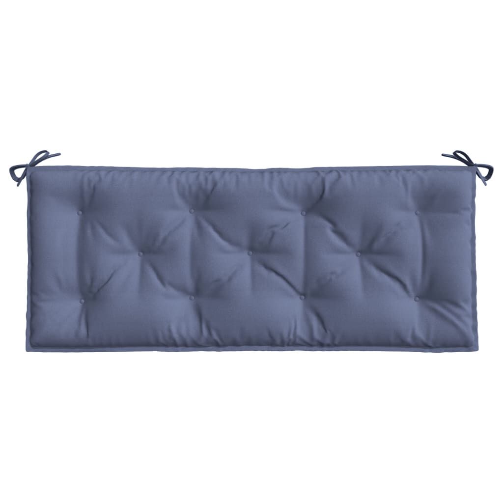 vidaXL Garden Bench Cushions 2 pcs Navy Blue 120x50x7 cm Oxford Fabric
