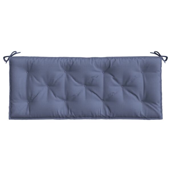 vidaXL Garden Bench Cushions 2 pcs Navy Blue 120x50x7 cm Oxford Fabric