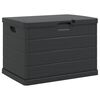 vidaXL Garden Storage Box Anthracite 77.5 x 54.5 x 53 cm Plastic
