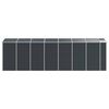 vidaXL Garden Shed Anthracite 191x640x198 cm Galvanised Steel