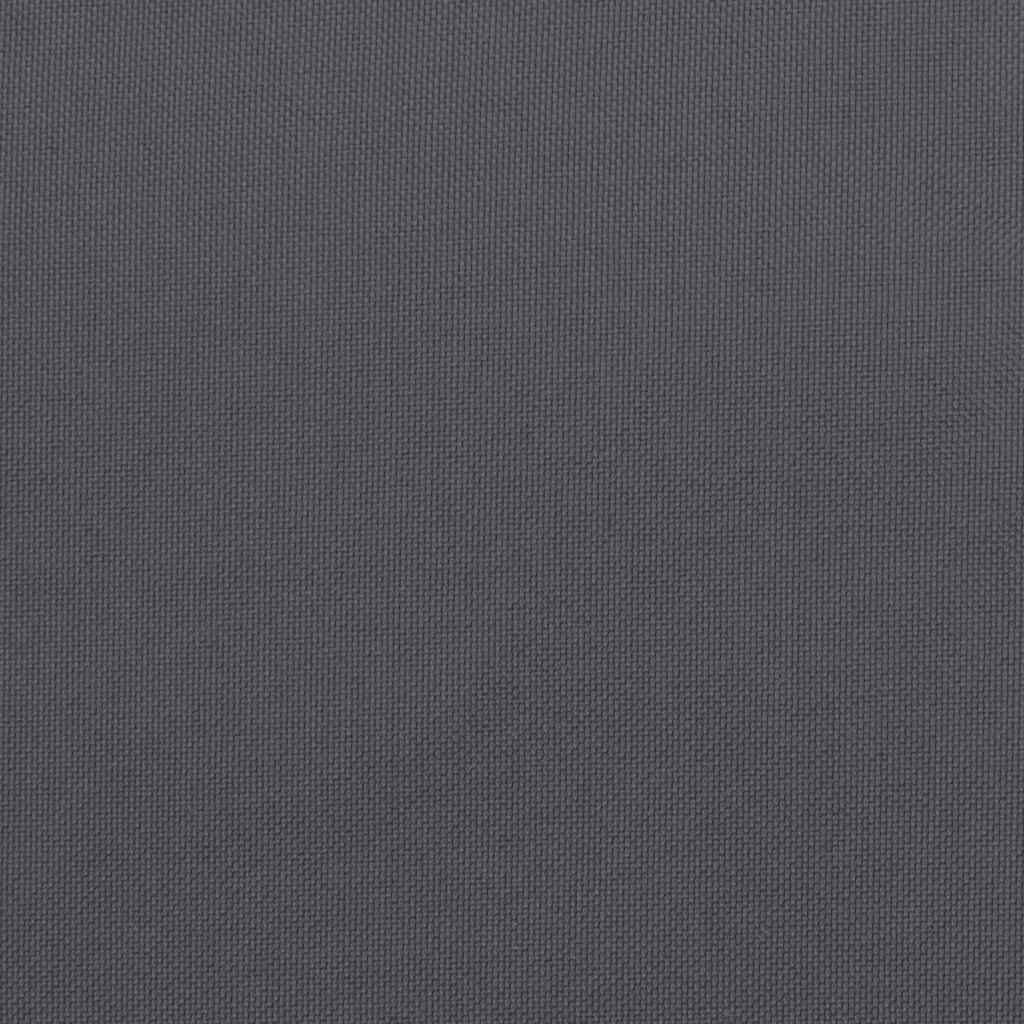 vidaXL Highback Chair Cushions 2 pcs Anthracite Oxford Fabric