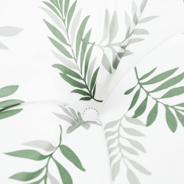 vidaXL Garden Bench Cushion Leaf Pattern 200x50x7 cm Fabric