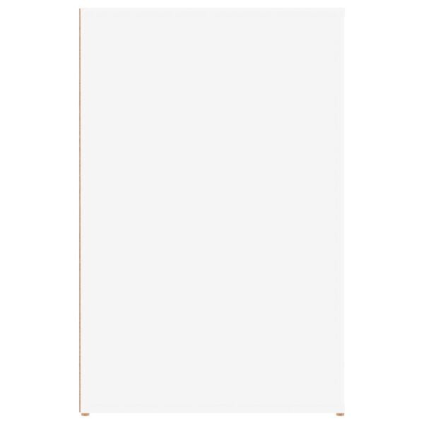 vidaXL Desk White 100x49x75 cm Engineered Wood