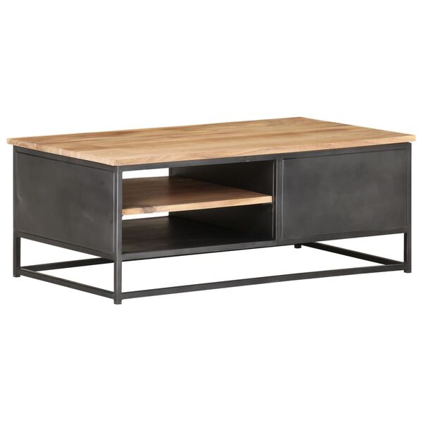 vidaXL Coffee Table 90x50x35 cm Solid Acacia Wood